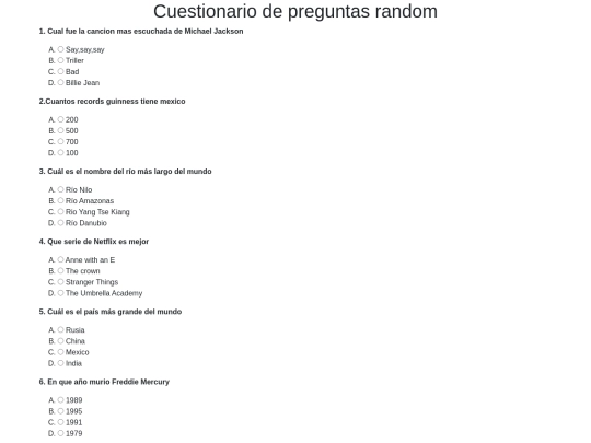 ejercicio6/cuestionario/cuestionario/cuestionario screenshot