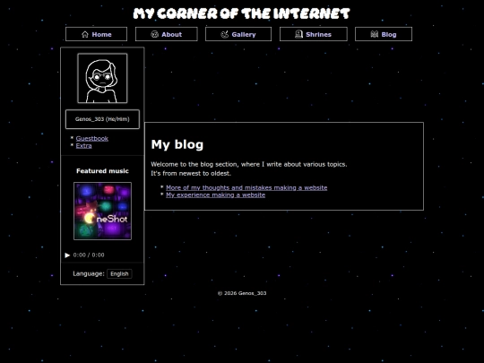 blog screenshot