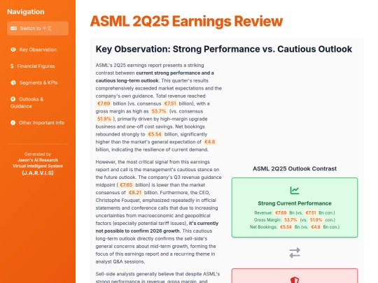 Earnings Analysis/ASML 2Q25 Earnings Review screenshot