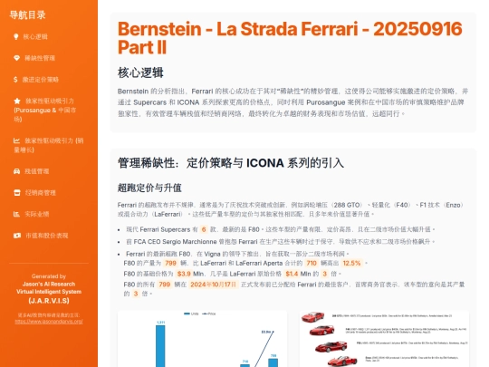 Ferrari DDR/Bernstein - La Strada Ferrari - 20250916 Part II screenshot