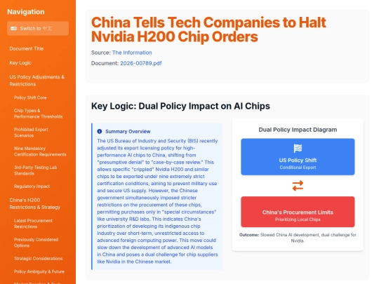 TKAMCHK/China Tells Tech Companies to Halt Nvidia H200 Chip Orders screenshot