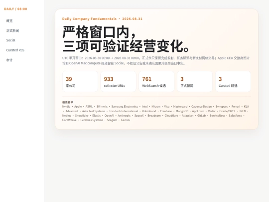 daily-company-news/2026-08-31 screenshot