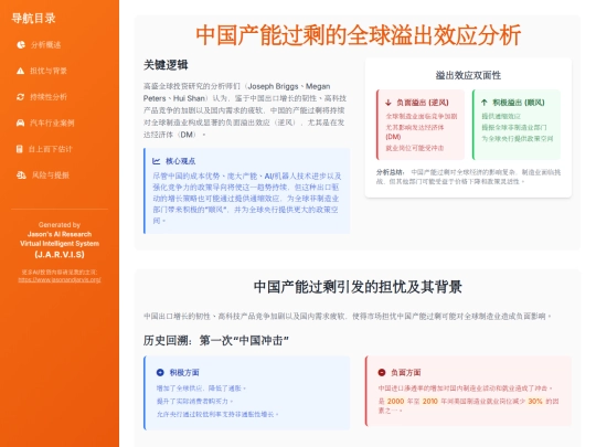 report sharing/中国产能过剩的全球溢出效应分析 screenshot