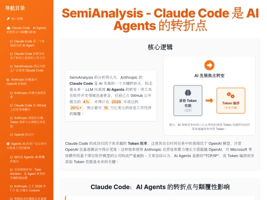 report sharing/SemiAnalysis_-_Claude_Code：AI_Agents_的转折点 screenshot