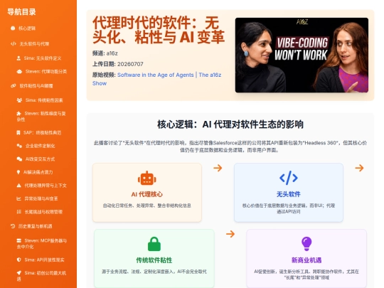 reports/youtube/software-age-agents-a16z-20260707 screenshot