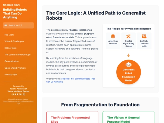 website publish/A Unified Path to Generalist Robots screenshot