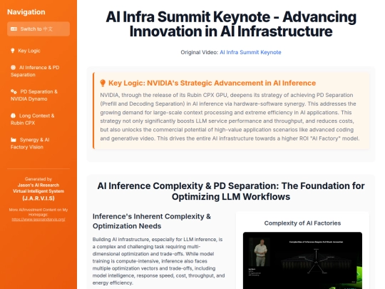 website publish/AI Infra Summit Keynote - Advancing Innovation in AI Infrastructure - Ghost screenshot