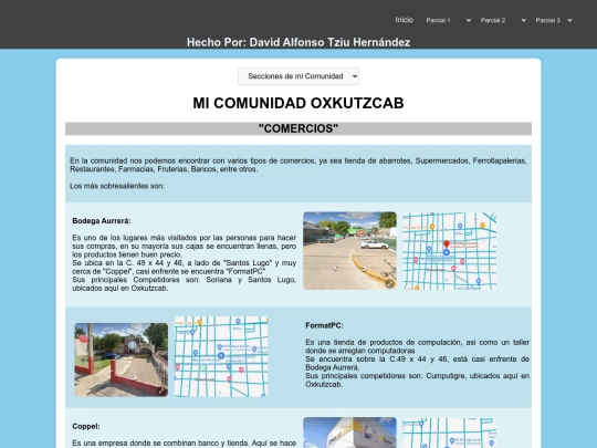 act26/HTMLs/Comercios screenshot