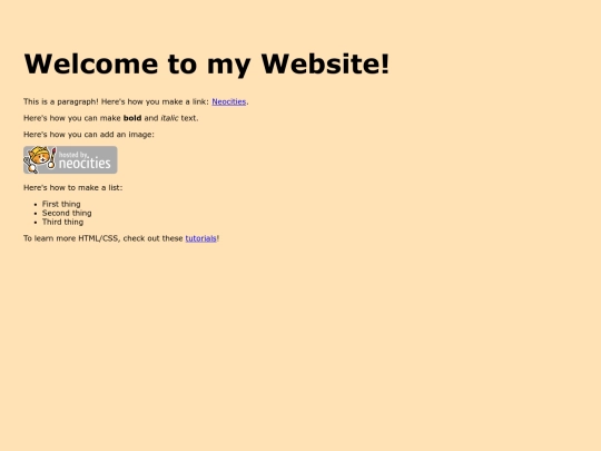 test screenshot