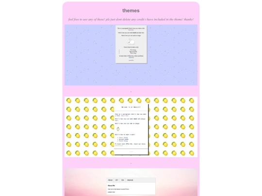 themes screenshot