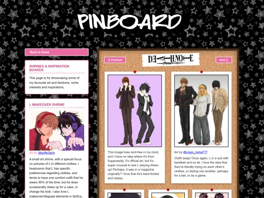 pinboard screenshot