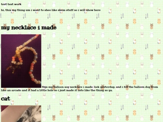 test screenshot