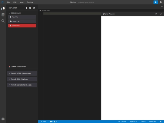 index screenshot