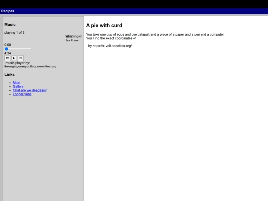 recipes screenshot