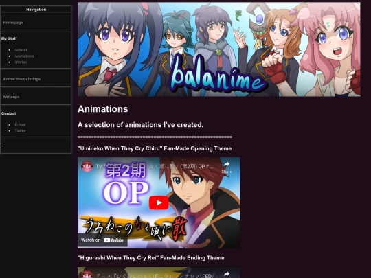 animations screenshot