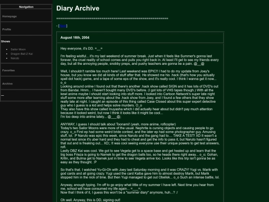 dd-diary/archive2 screenshot