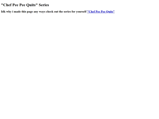 chefpeeseries screenshot