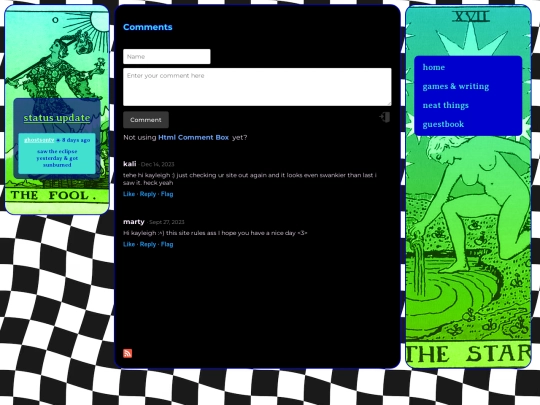 guestbook screenshot