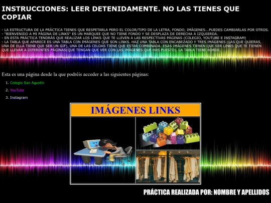 Práct 8/Links screenshot