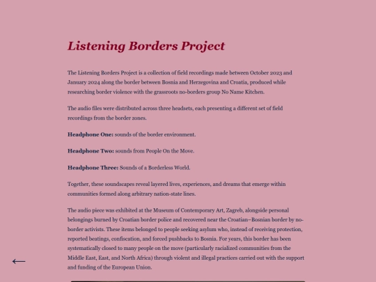 listening-borders screenshot