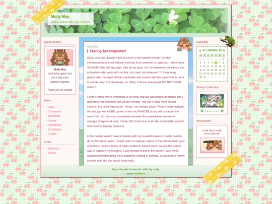 diary screenshot