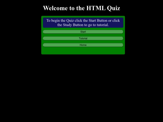 Pages/QuizHome screenshot