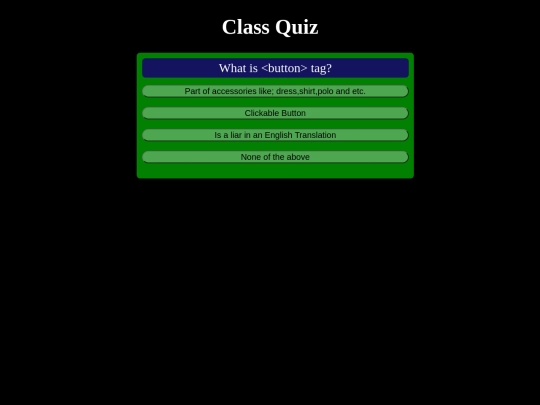 Pages/quizX screenshot