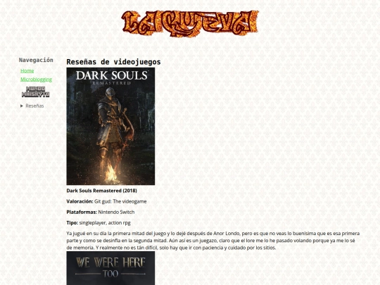 reviews/game_reviews screenshot