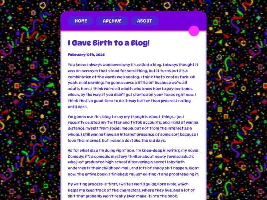 posts/2026-02-12-I gave birth to a blog screenshot