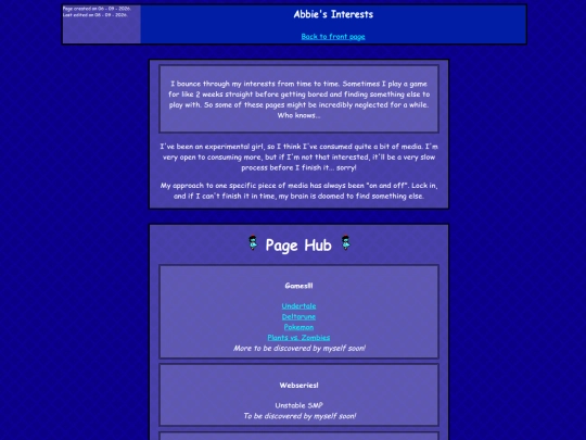 interests screenshot