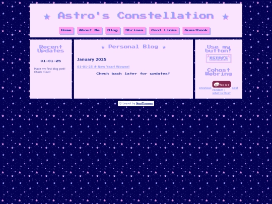 blog screenshot