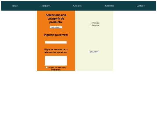 contacto screenshot