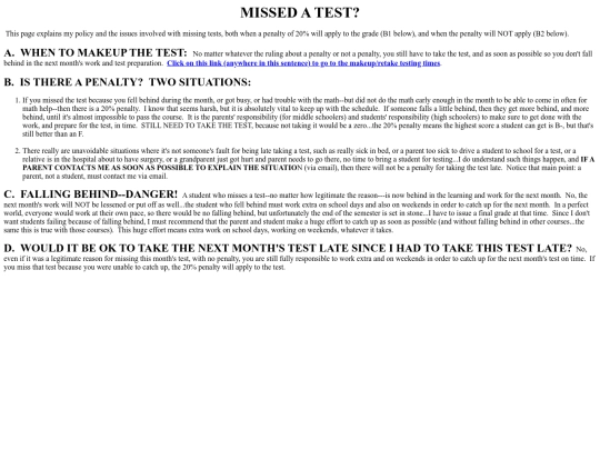 FAQPages/6-MissedTest screenshot