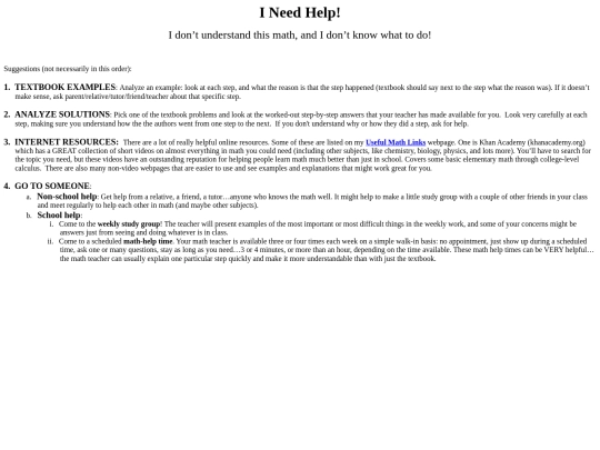 FAQPages/7-NeedMathHelp screenshot