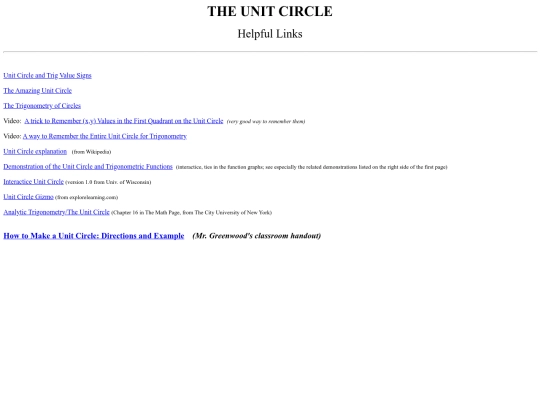 UsefulMathLinks/mathlinksUnitCircle screenshot