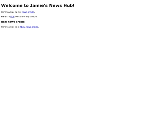 news-hub screenshot