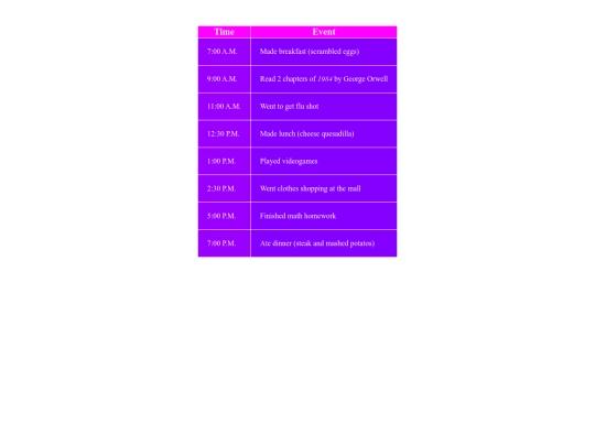 stylish-schedule screenshot