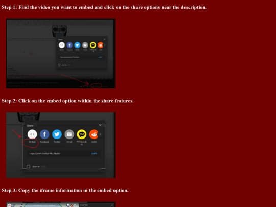videoembedding screenshot
