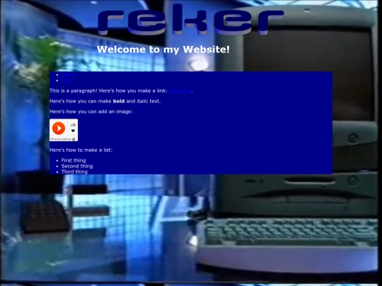 index screenshot