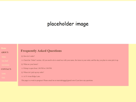 FAQ screenshot