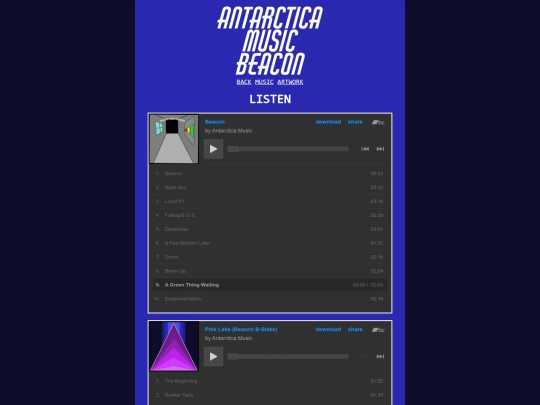 beacon-listen screenshot