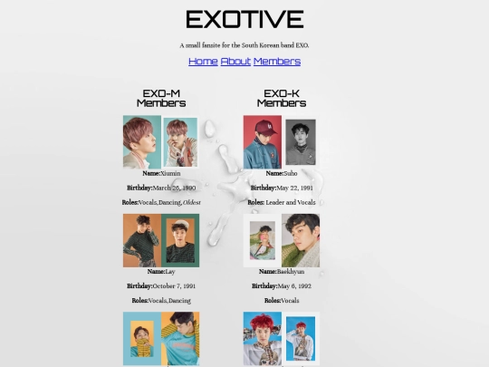 fansite/members screenshot