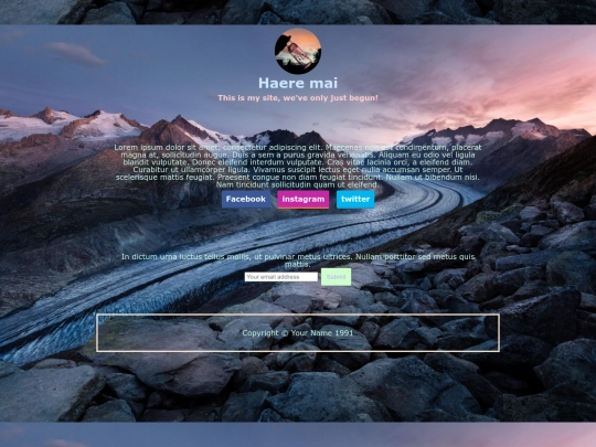 splash-page screenshot