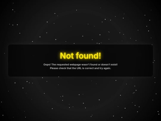 not_found screenshot