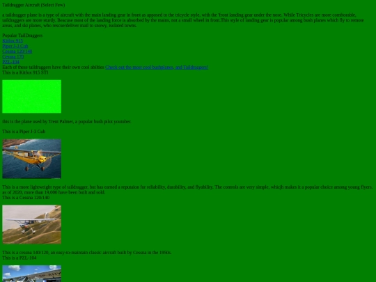 Taildraggers screenshot