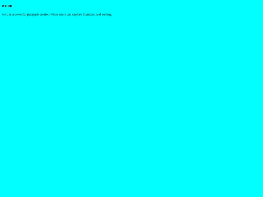 Word screenshot