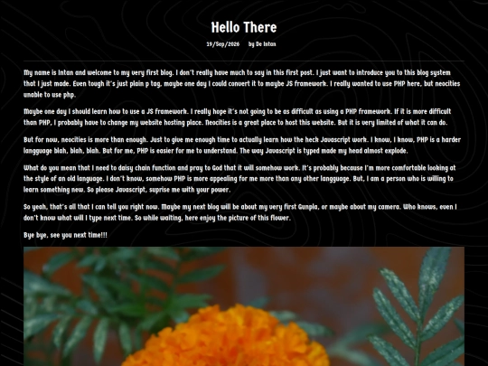 blog/blogFirst screenshot