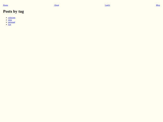 blog/tag screenshot