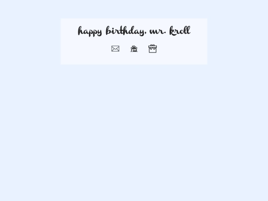 birthday1 screenshot