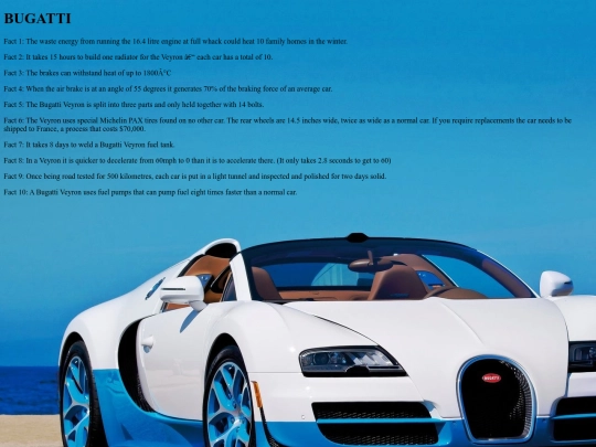 BUGATTTI screenshot
